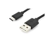 Digitus Cable de conexión USB tipo C a tipo A, longitud de 1.8 metros, SKU AK-300154-018-S