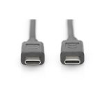 Digitus Cable de conexión USB Tipo-C a Tipo-C, longitud de 1 metro, SKU AK-300155-010-S