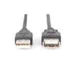 Digitus Cable de Extensión USB 2.0, 5 metros de longitud, SKU AK-300202-050-S