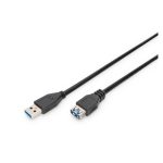 Digitus Cable de extensión USB 3.0, SKU AK-300203-018-S, de alta velocidad para conectar dispositivos USB con facilidad