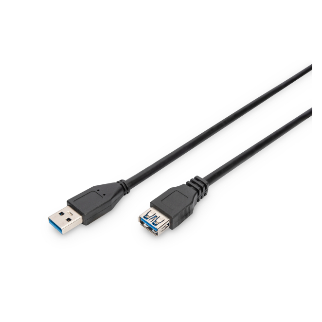 Cable de extensión USB 3.0 Digitus de alta velocidad Digitus Cable de extensión USB 3.0, SKU AK-300203-018-S, de alta velocidad para conectar dispositivos USB con facilidad