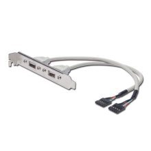 Cable de soporte de ranura USB Digitus, modelo AK-300301-002-E, ideal para conexiones rápidas y fiables.