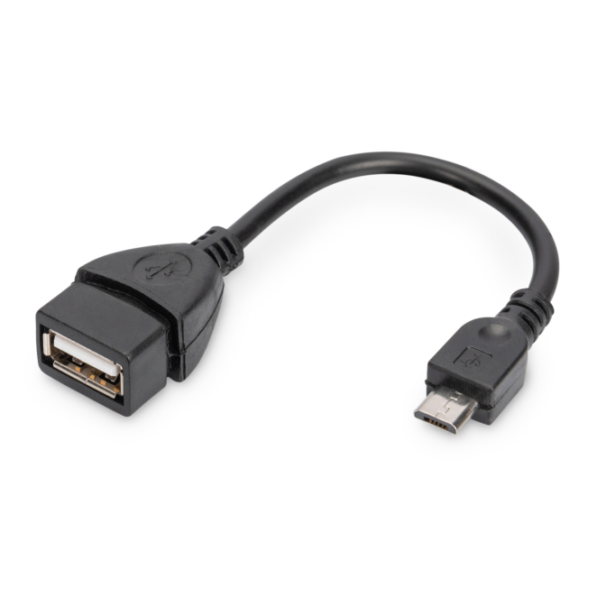 Digitus Cable Adaptador USB OTG de alta velocidad Digitus Cable adaptador USB OTG con SKU AK-300309-002-S, ideal para transferencias rápidas de datos