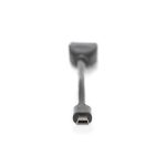 Adaptador y convertidor USB OTG modelo AK-300310-002-S de Digitus, para conexión y transferencia de datos.