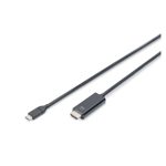 Digitus adaptador y cable convertidor USB Type-C Gen2 a HDMI, modelo AK-300330-020-S, ideal para conexiones de alta velocidad