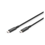 Digitus Cable de conexión USB 4.0 Tipo-C, ideal para transferencias rápidas de datos, SKU AK-300343-008-S