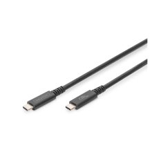 Digitus Cable de conexión USB 4.0 Tipo-C, ideal para transferencias rápidas de datos, SKU AK-300343-008-S