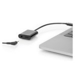 Adaptador Digitus USB Type-C a USB-C y toma de 3.5 mm AK-300400-002-S. Permite conectividad de auriculares y carga simultánea.