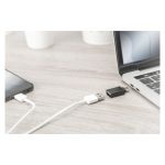 Digitus Adaptador USB Type-C a A, ideal para conectar dispositivos con puertos USB Type-C a USB Type-A, SKU AK-300506-000-S