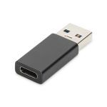 Digitus Adaptador USB Type-C a USB-A, alta velocidad, compacto, SKU AK-300524-000-S