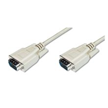 Cable conector de monitor VGA Digitus con SKU AK-310100-018-E, ideal para transmisiones de video de alta calidad.