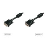 Cable de extensión DVI marca Digitus de 5 metros, SKU AK-320200-050-S, ideal para conectar dispositivos DVI a largas distancias