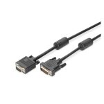 Digitus Cable adaptador DVI, modelo AK-320300-020-S, ideal para conectar dispositivos con puerto DVI y calidad de señal superior