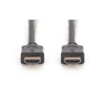Cable HDMI de alta velocidad con conexión Ethernet Digitus, modelo AK-330107-030-S, ideal para transmisión de video y datos