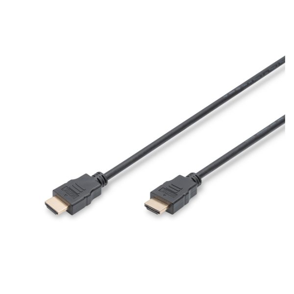 Digitus Cable de conexión HDMI High Speed con Ethernet, longitud de 2 metros, SKU AK-330114-020-S