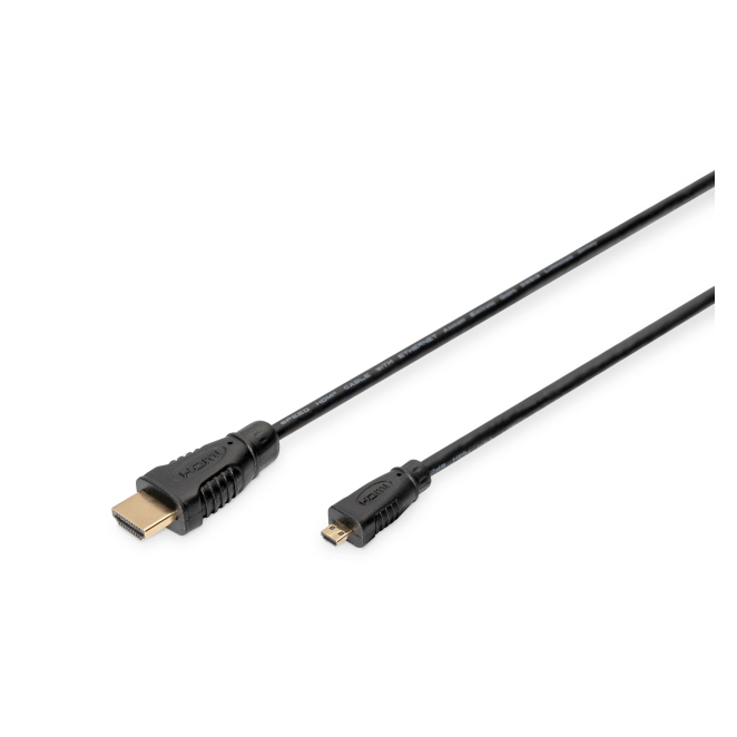 Digitus Cable HDMI High Speed con Ethernet 1 metro Digitus Cable de conexión HDMI High Speed con Ethernet, longitud de 1 metro, SKU AK-330115-010-S