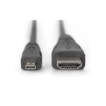 Digitus Cable de conexión HDMI High Speed con Ethernet, longitud de 1 metro, SKU AK-330115-010-S