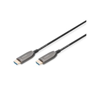 Digitus Cable de fibra óptica híbrido HDMI AOC, compatible con UHD 8K, de 15 metros de longitud. SKU: AK-330126-150-S