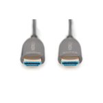 Digitus Cable de fibra óptica híbrido HDMI AOC, compatible con UHD 8K, de 15 metros de longitud. SKU: AK-330126-150-S