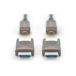 Digitus Cable de fibra óptica híbrido 4K HDMI AOC con conector desmontable de 20 metros para alta calidad de imagen. SKU: AK-330127-200-S