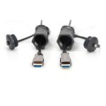 Cable de conexión HDMI Digitus 4K AOC blindado con casquillo protector, SKU: AK-330130-200-S