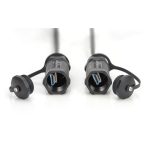 Cable de conexión HDMI Digitus 4K AOC blindado con casquillo protector, SKU: AK-330130-200-S