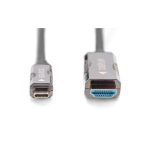 Cable adaptador Digitus de 4K USB Type C a HDMI AOC, número de SKU AK-330150-200-S, ideal para video en alta definición