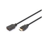 Cable de extensión HDMI de alta velocidad con Ethernet de la marca Digitus, modelo AK-330201-050-S, 5 metros de largo