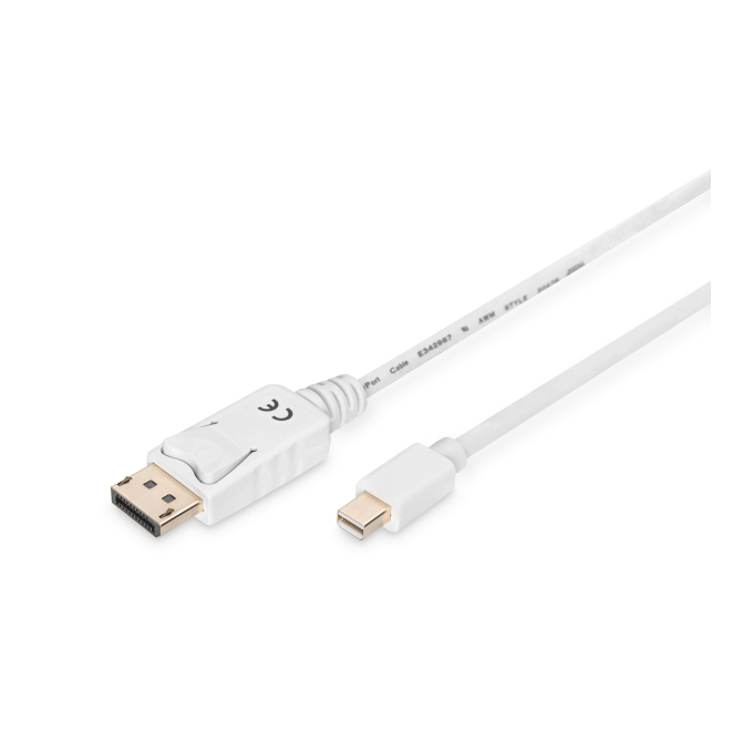 Digitus Cable de conexión DisplayPort 2 Digitus Cable de conexión DisplayPort, detalle de conectores