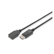 Cable de extensión DisplayPort Digitus de alta resolución, SKU AK-340200-020-S. Ideal para prolongar la conexión de tu monitor.