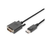 Imagen del Digitus Cable Adaptador DisplayPort, modelo AK-340301-020-S, ideal para conexiones de alta velocidad