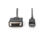 Cable adaptador DisplayPort Digitus de alta velocidad SKU AK-340301-030-S, ideal para conexiones de video de alta definición