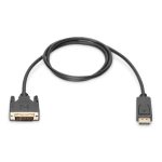 Cable adaptador DisplayPort Digitus de alta velocidad SKU AK-340301-030-S, ideal para conexiones de video de alta definición