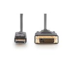 Cable adaptador DisplayPort de la marca Digitus, modelo AK-340306-030-S, ideal para conexiones de alta velocidad.