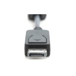 Imagen del cable adaptador DisplayPort de Digitus, modelo AK-340400-001-S, ofreciendo una conexión de alta definición y calidad superior.