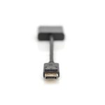 Vista del cable adaptador Digitus DisplayPort de alta velocidad. SKU: AK-340403-001-S