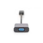 Vista del cable adaptador Digitus DisplayPort de alta velocidad. SKU: AK-340403-001-S