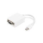 Digitus Cable Adaptador Mini DisplayPort a VGA, alta resolución, SKU: AK-340407-001-W