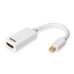 Cable adaptador de Digitus Mini DisplayPort a HDMI, compatible con alta resolución. SKU: AK-340411-001-W