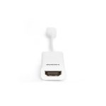 Cable adaptador de Digitus Mini DisplayPort a HDMI, compatible con alta resolución. SKU: AK-340411-001-W