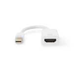 Adaptador Mini-DisplayPort activo a HDMI de Digitus, modelo AK-340416-002-W, ideal para conectar dispositivos con alta velocidad de transferencia.