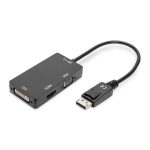 Digitus Cable convertidor DisplayPort 3 en 1 con múltiples conexiones, SKU AK-340418-002-S
