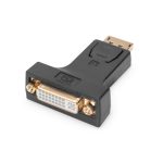 Imagen del adaptador DisplayPort de Digitus con SKU AK-340603-000-S, ideal para conexiones de alta calidad en cableado.