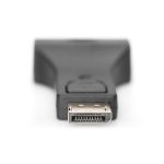 Imagen del adaptador DisplayPort de Digitus con SKU AK-340603-000-S, ideal para conexiones de alta calidad en cableado.