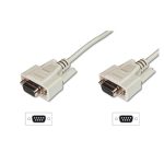 Digitus Cable de conexión para transferencia de datos con conectores D-Sub9 hembra a D-Sub9 hembra, ideal para una conexión segura y rápida. SKU AK-610106-050-E