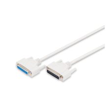 Digitus Cable alargador transmisión de datos con conectores D-Sub25 macho a D-Sub25 hembra, SKU AK-610201-020-E
