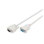 Digitus Cable de Extensión Datatransfer, con conectores D-Sub9 macho a D-Sub9 hembra para una transferencia de datos eficiente. SKU: AK-610202-020-E.