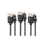 Juego de cables de carga USB tipo C marca Digitus, compatible con USB tipo C y tipo A, SKU AK-880903-010-S