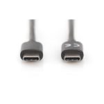 Digitus Juego de cables de carga USB Tipo-C de alta velocidad, modelo AK-880908-010-S, ideal para cargar dispositivos con puertos Tipo-C rápidamente.