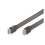 Digitus Juego de cables de carga USB Tipo-C de alta velocidad, modelo AK-880908-010-S, ideal para cargar dispositivos con puertos Tipo-C rápidamente.